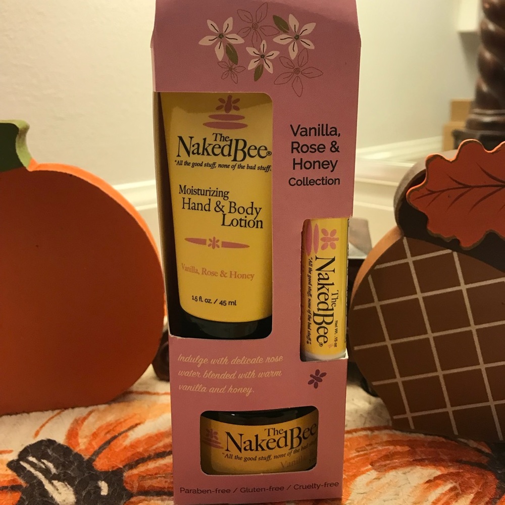 COPY - COPY - The Naked Bee Vanilla Rose Honey Collection